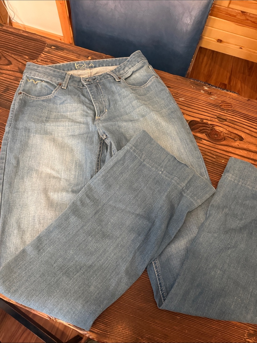Kimes Ranch Women's Light Blue Relaxed Jeans